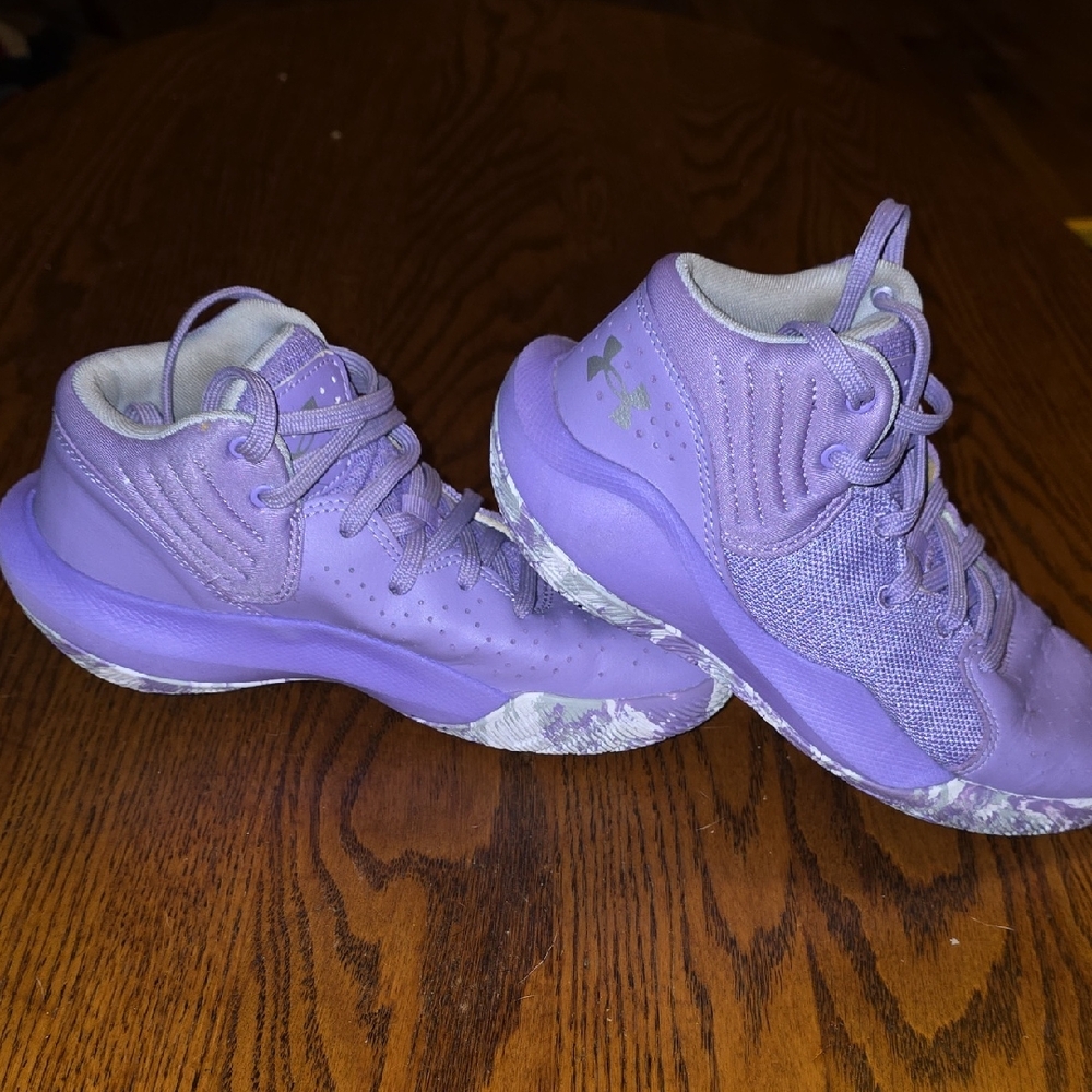 Under Armour Kids Purple Sneakers